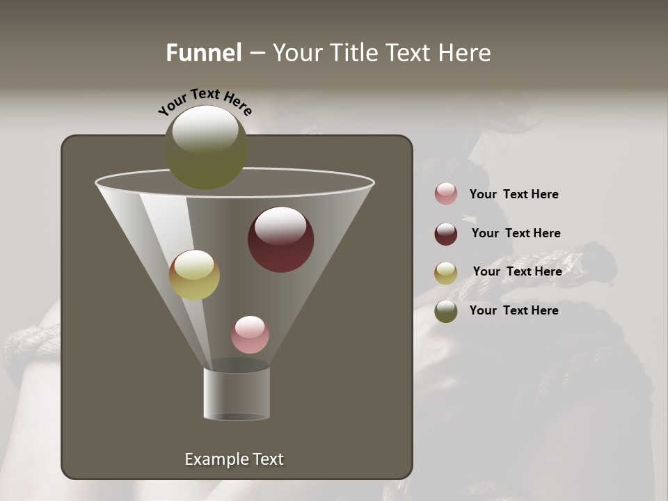 Metaphor Caught Silenced PowerPoint Template