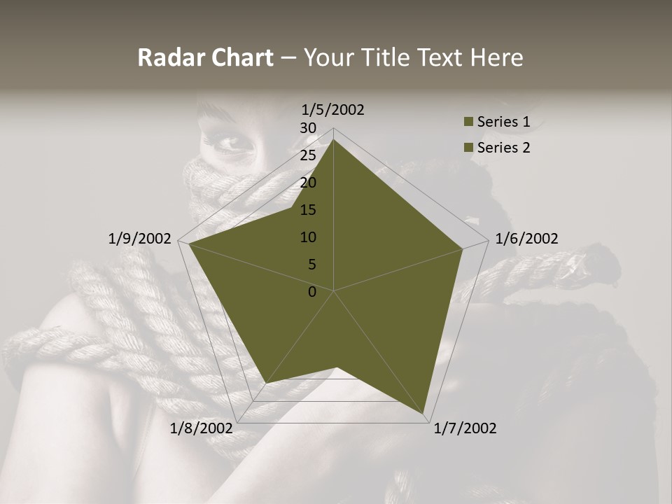 Metaphor Caught Silenced PowerPoint Template