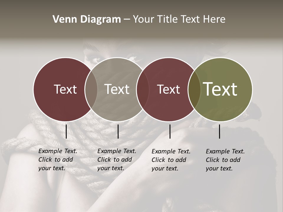 Metaphor Caught Silenced PowerPoint Template