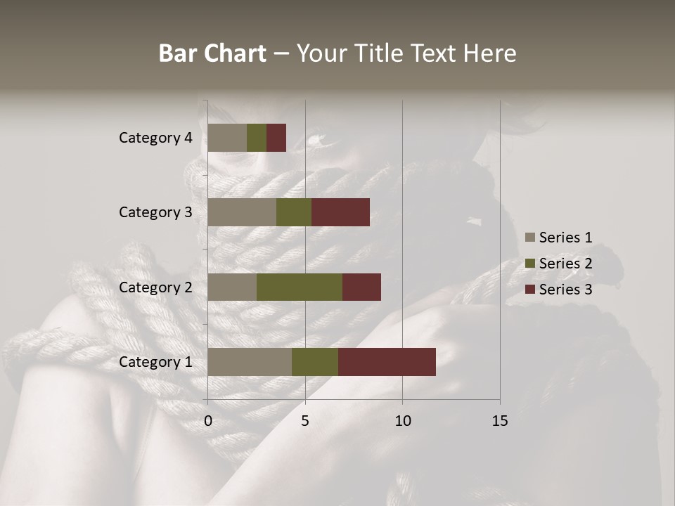 Metaphor Caught Silenced PowerPoint Template
