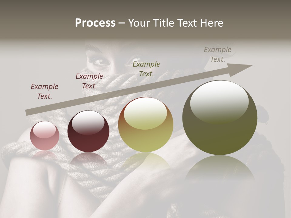 Metaphor Caught Silenced PowerPoint Template