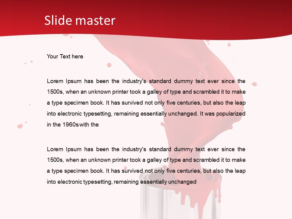 Isolated Tin Motion PowerPoint Template