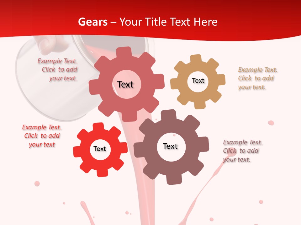 Liquid Motion Pouring PowerPoint Template