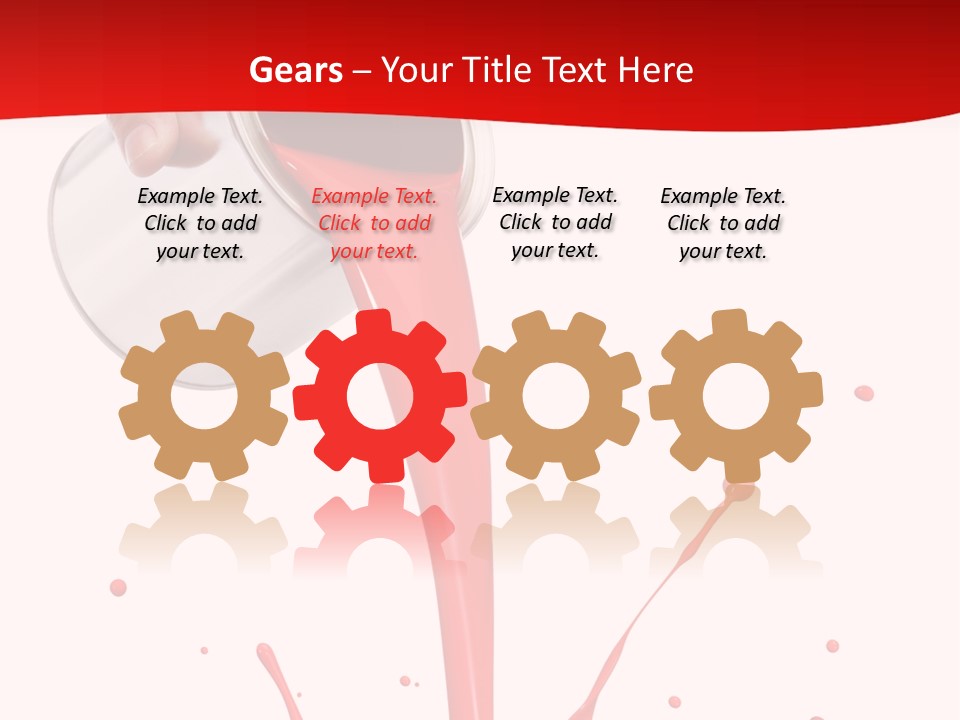 Liquid Motion Pouring PowerPoint Template