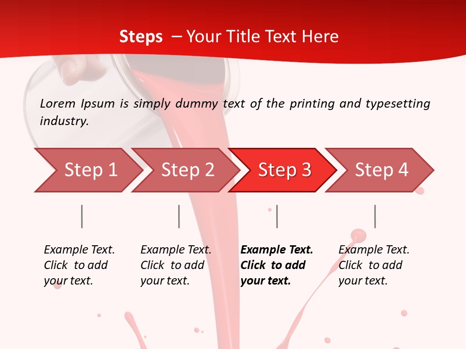 Liquid Motion Pouring PowerPoint Template