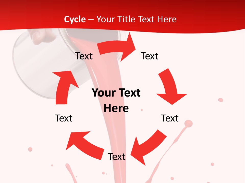 Liquid Motion Pouring PowerPoint Template