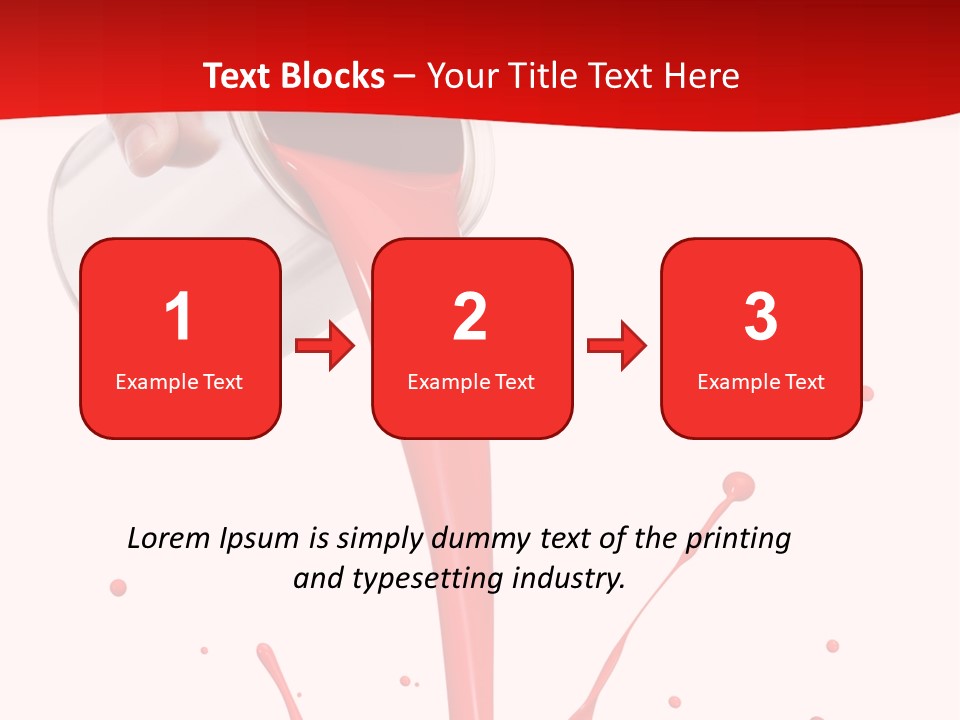 Liquid Motion Pouring PowerPoint Template