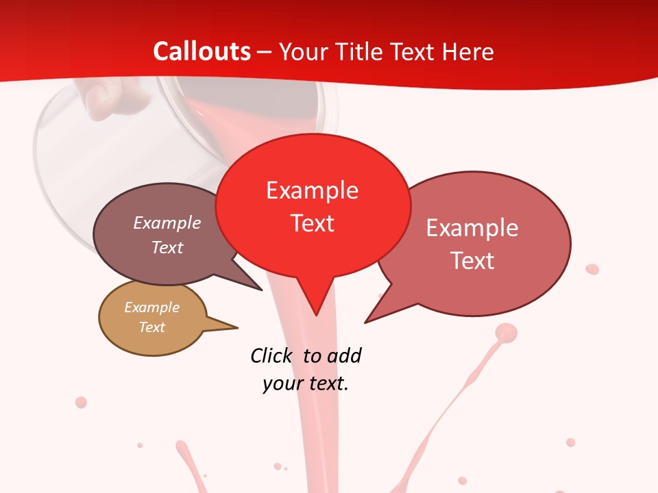 Liquid Motion Pouring PowerPoint Template