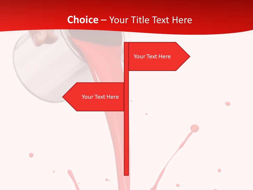 Liquid Motion Pouring PowerPoint Template