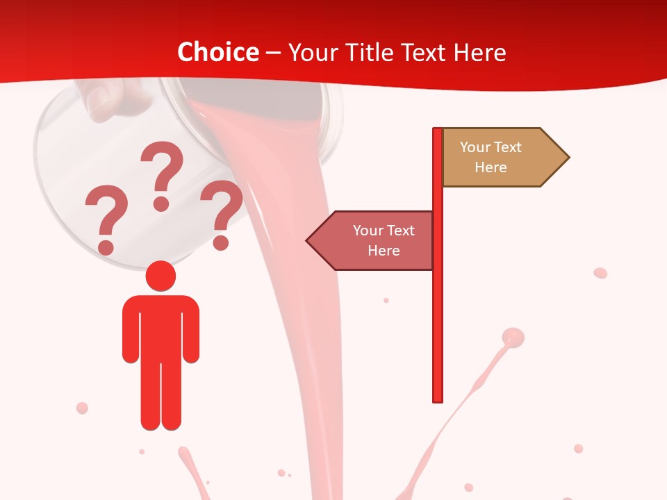 Liquid Motion Pouring PowerPoint Template