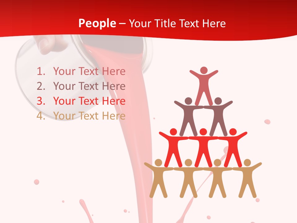 Liquid Motion Pouring PowerPoint Template