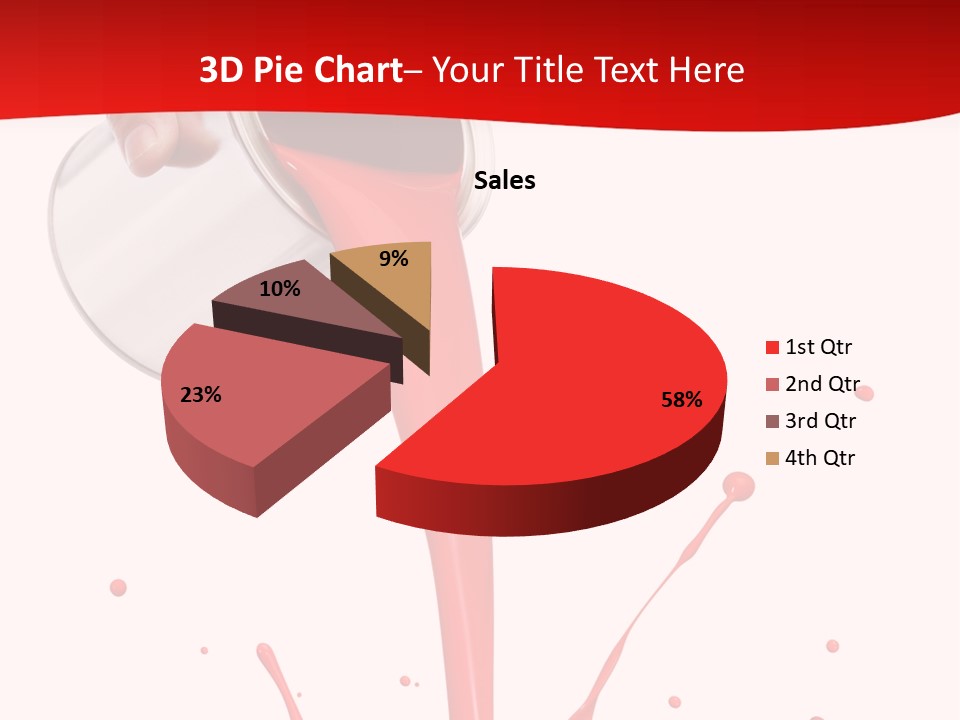 Liquid Motion Pouring PowerPoint Template