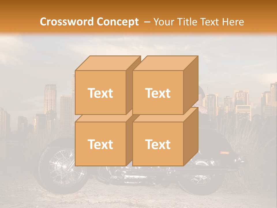 Steel Leather Exhaust PowerPoint Template