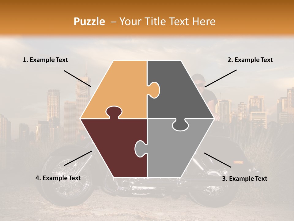 Steel Leather Exhaust PowerPoint Template