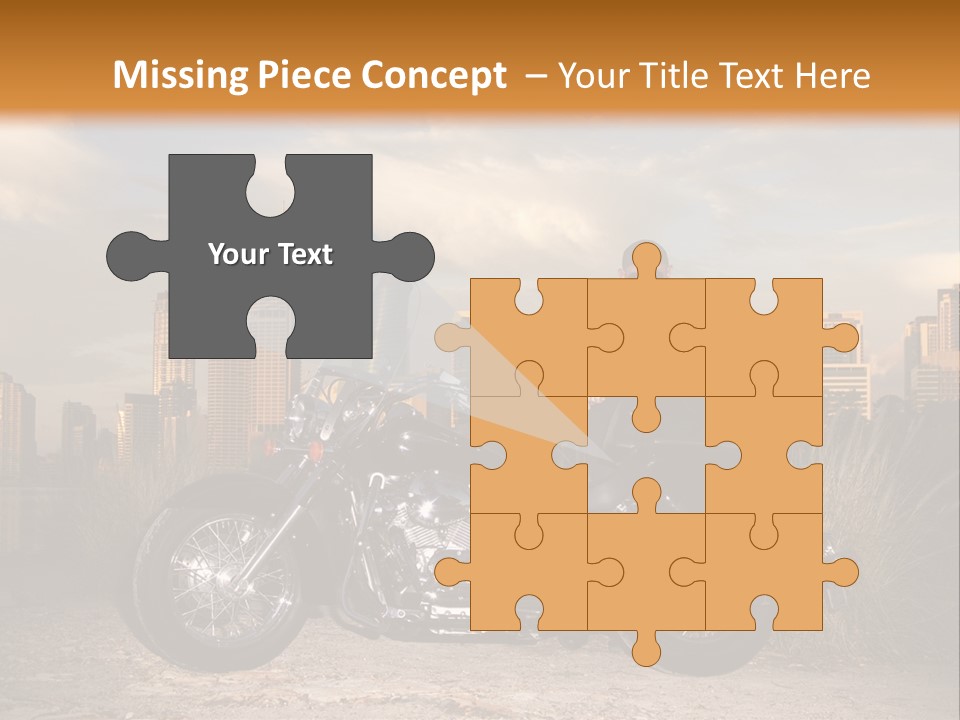 Steel Leather Exhaust PowerPoint Template