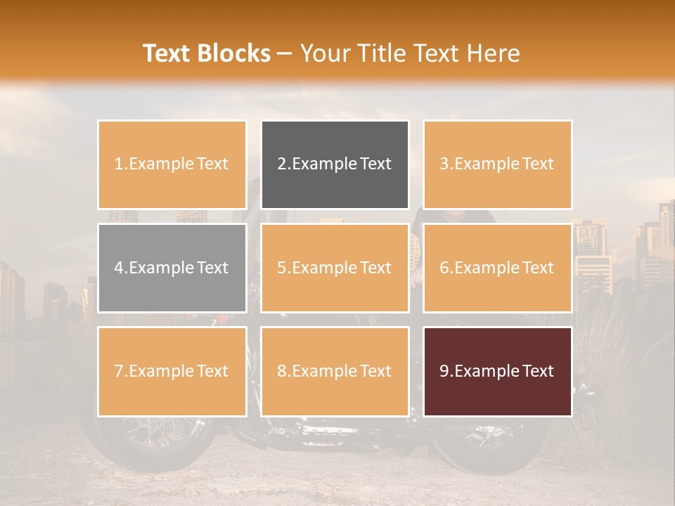 Steel Leather Exhaust PowerPoint Template