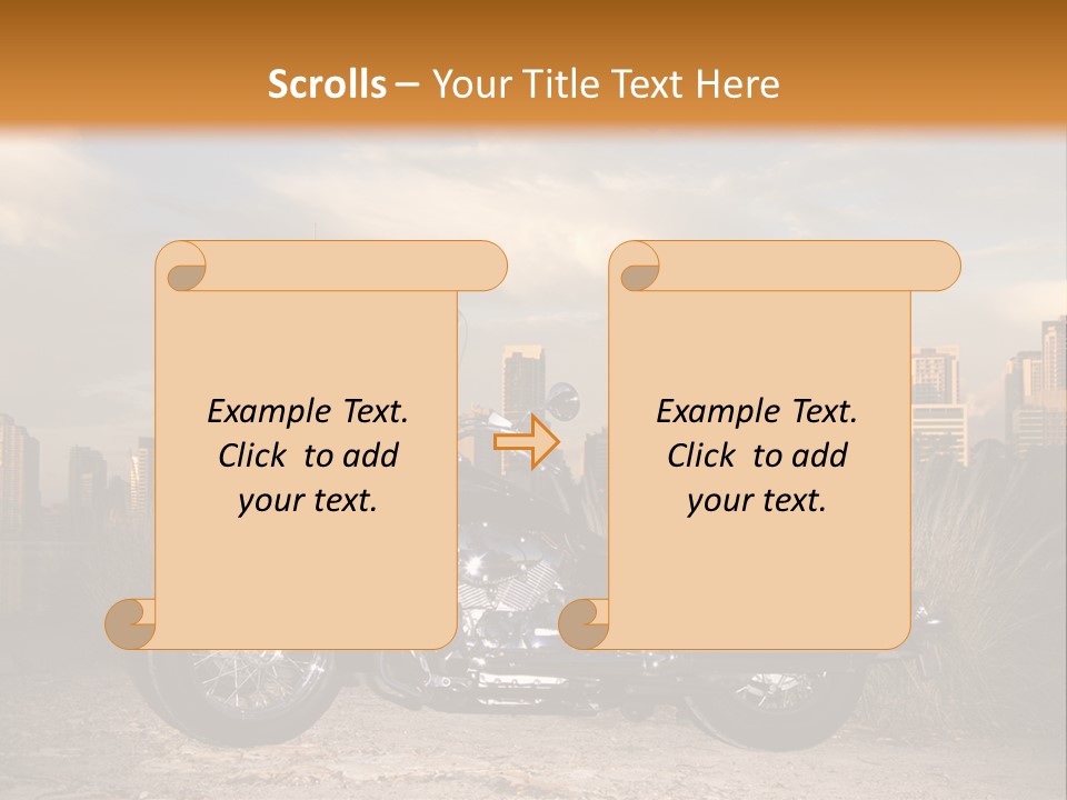 Steel Leather Exhaust PowerPoint Template