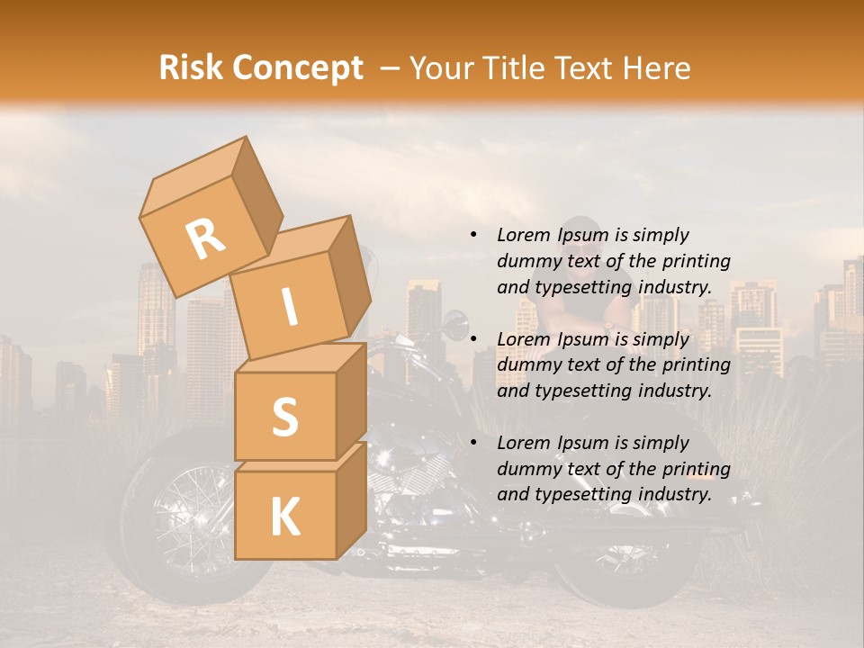 Steel Leather Exhaust PowerPoint Template