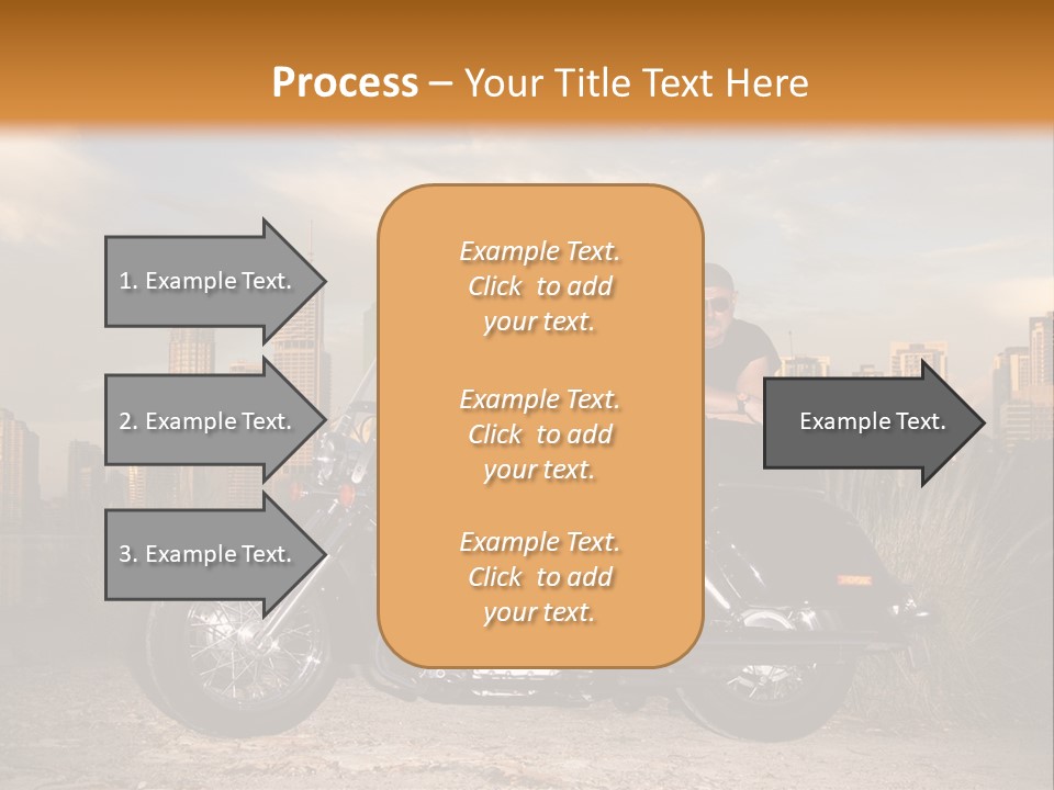 Steel Leather Exhaust PowerPoint Template