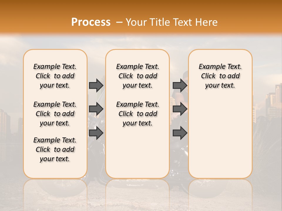 Steel Leather Exhaust PowerPoint Template