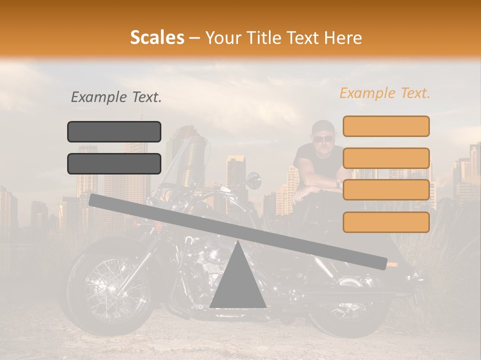 Steel Leather Exhaust PowerPoint Template