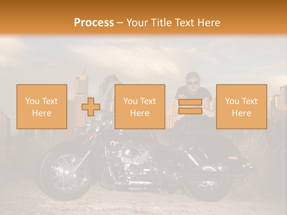 Steel Leather Exhaust PowerPoint Template