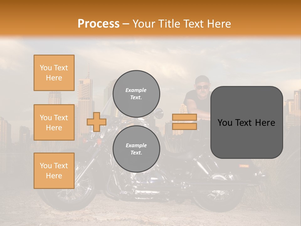 Steel Leather Exhaust PowerPoint Template