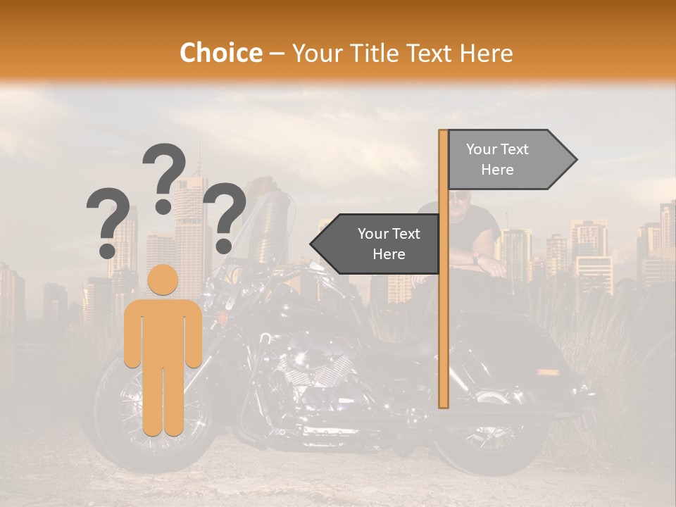 Steel Leather Exhaust PowerPoint Template