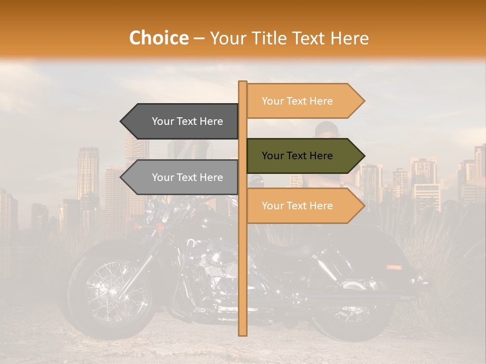 Steel Leather Exhaust PowerPoint Template