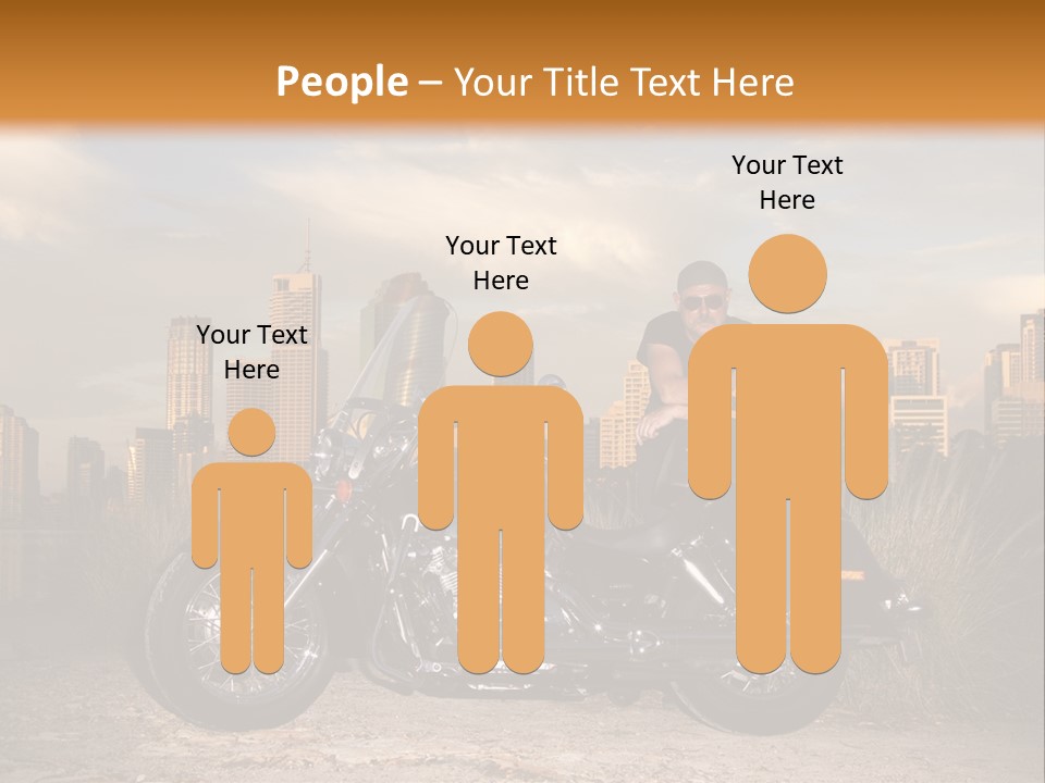 Steel Leather Exhaust PowerPoint Template