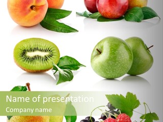 Fruit Yellow Green PowerPoint Template