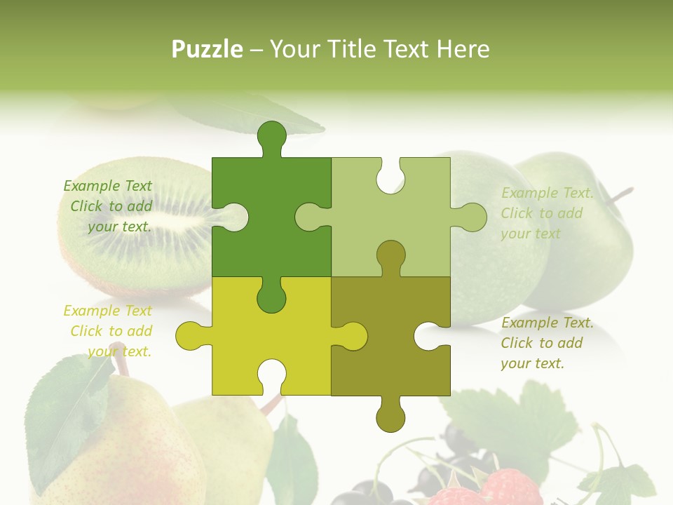 Fruit Yellow Green PowerPoint Template