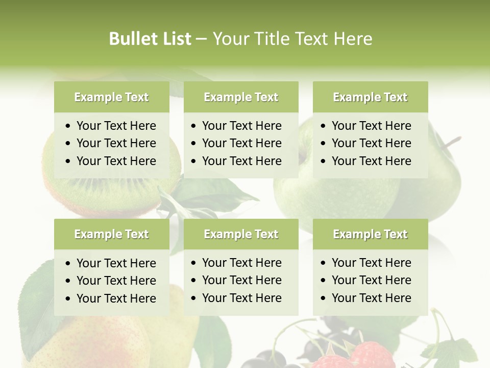 Fruit Yellow Green PowerPoint Template