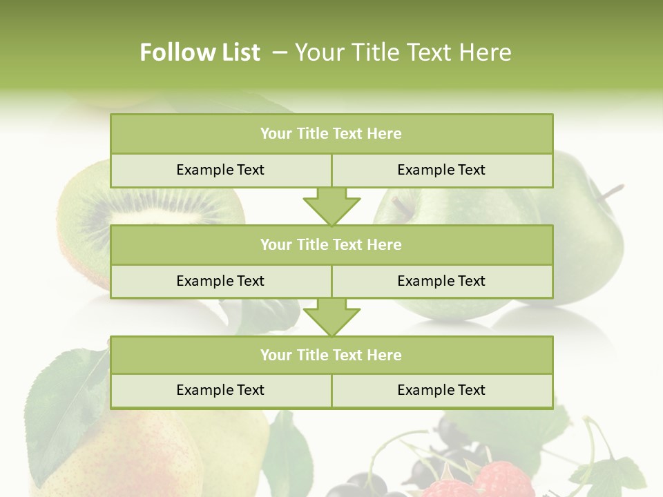 Fruit Yellow Green PowerPoint Template