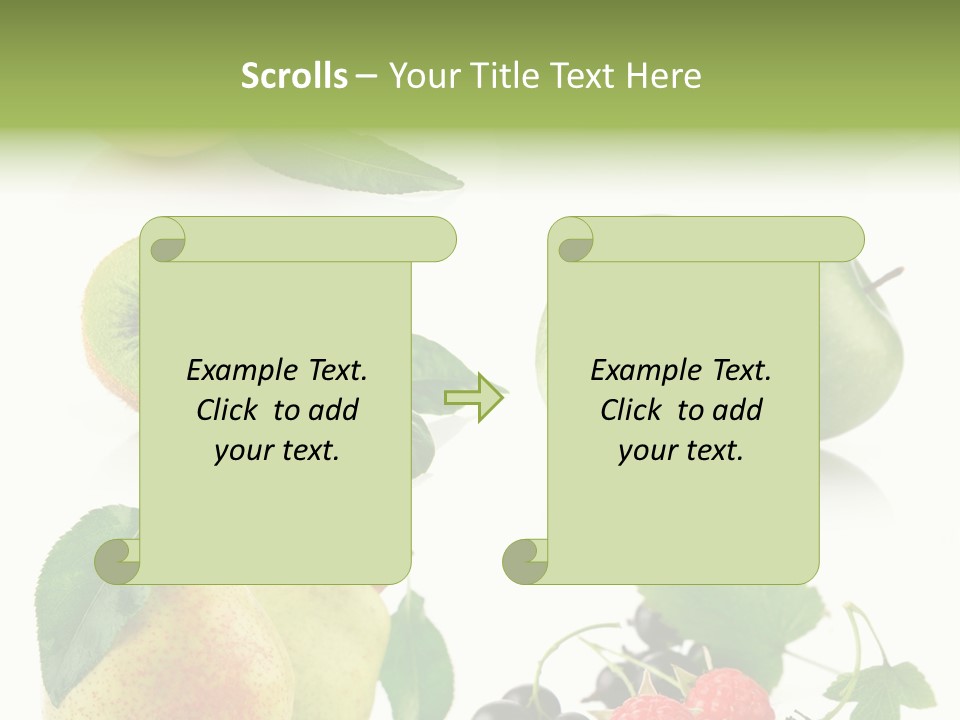 Fruit Yellow Green PowerPoint Template