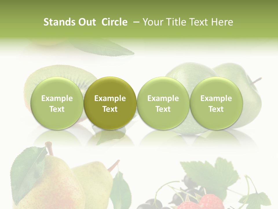 Fruit Yellow Green PowerPoint Template