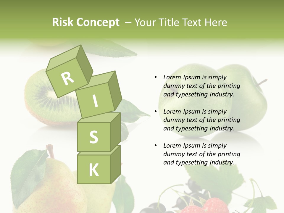 Fruit Yellow Green PowerPoint Template