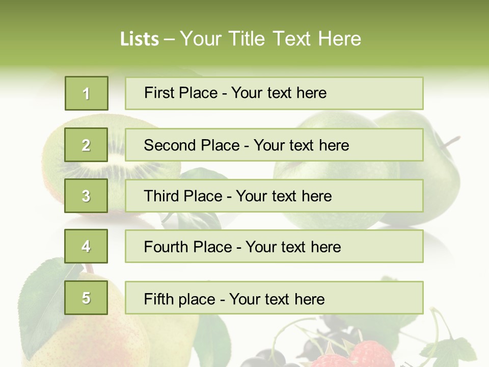 Health Nutrition Healthy PowerPoint Template