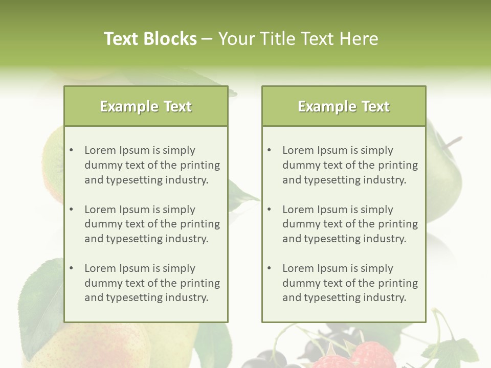 Health Nutrition Healthy PowerPoint Template