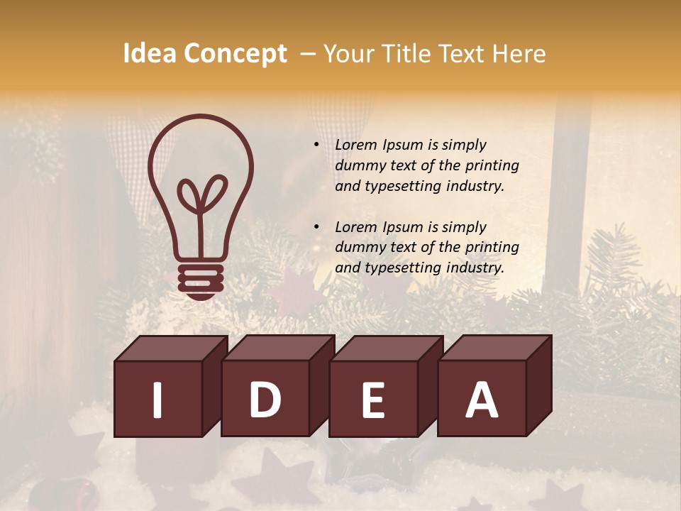 Window Frosting Peasant PowerPoint Template