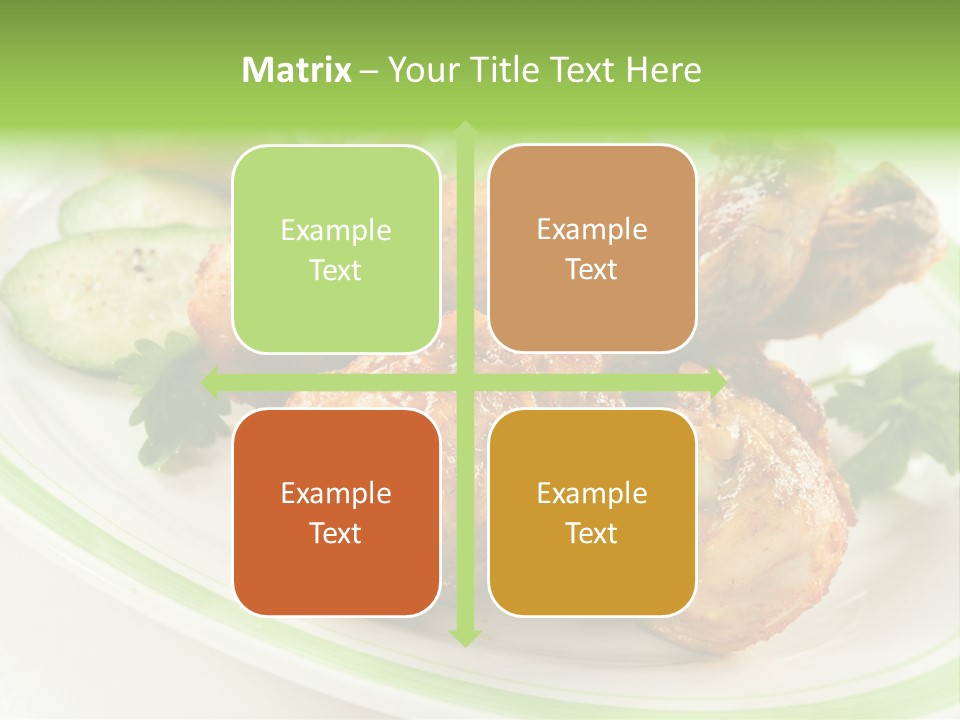 Dish Dining Drumstick PowerPoint Template
