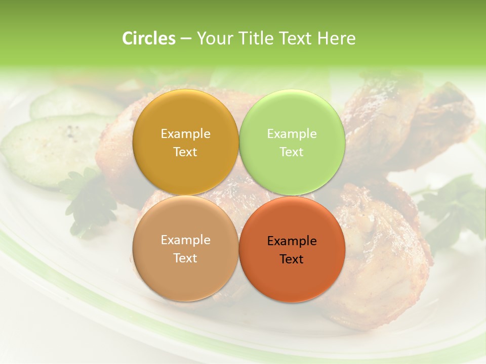 Dish Dining Drumstick PowerPoint Template