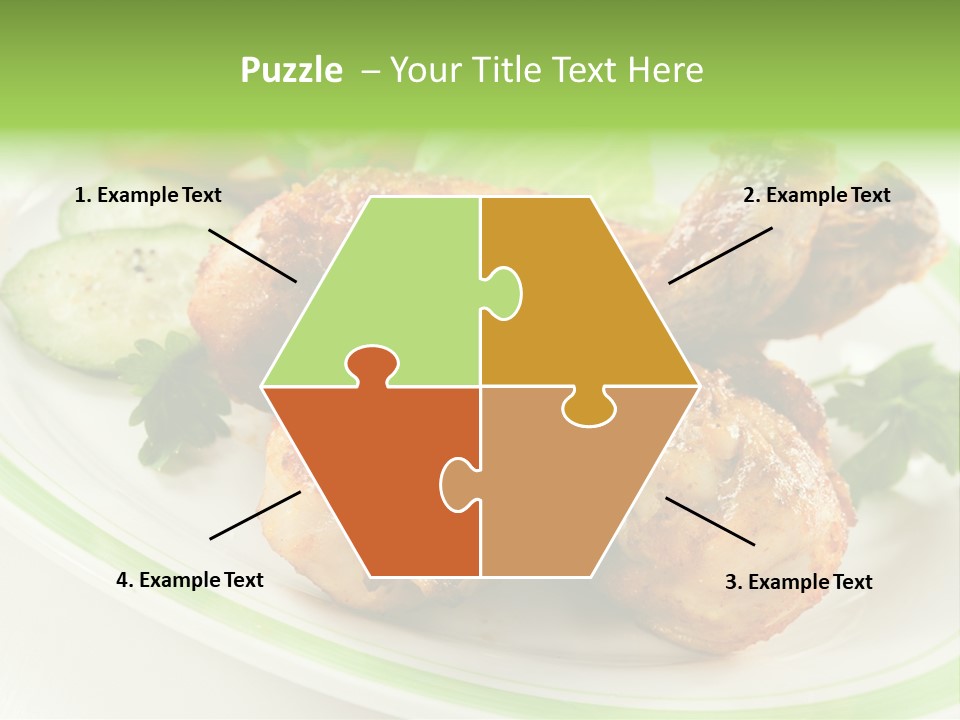 Dish Dining Drumstick PowerPoint Template