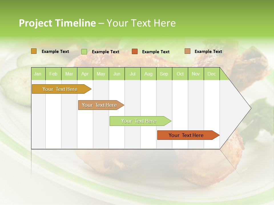 Dish Dining Drumstick PowerPoint Template