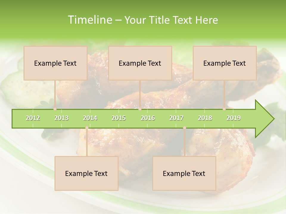 Dish Dining Drumstick PowerPoint Template