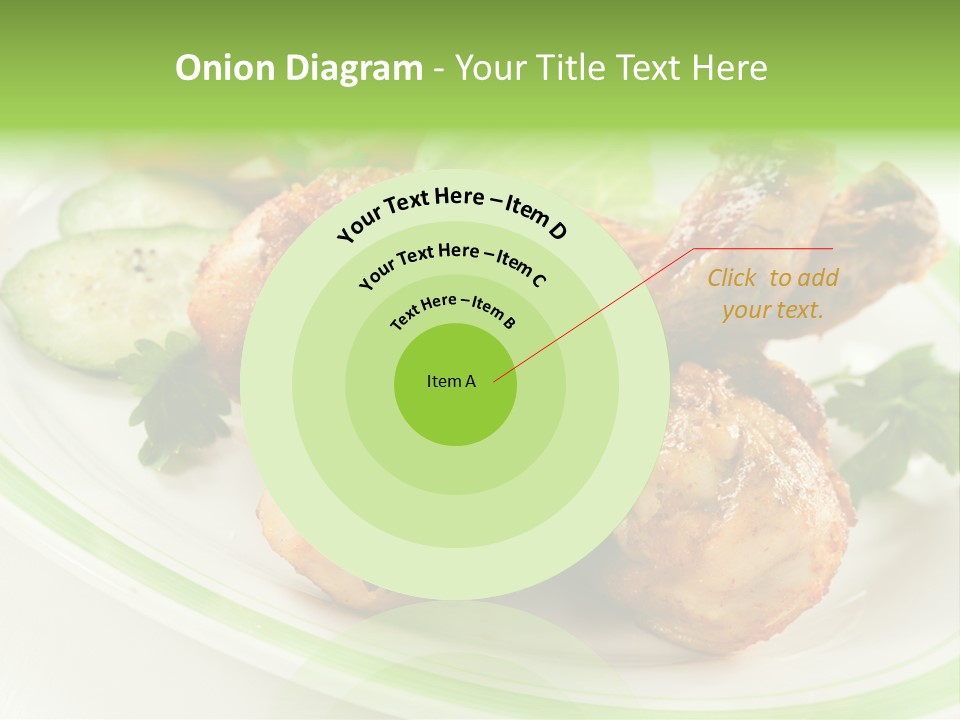 Dish Dining Drumstick PowerPoint Template