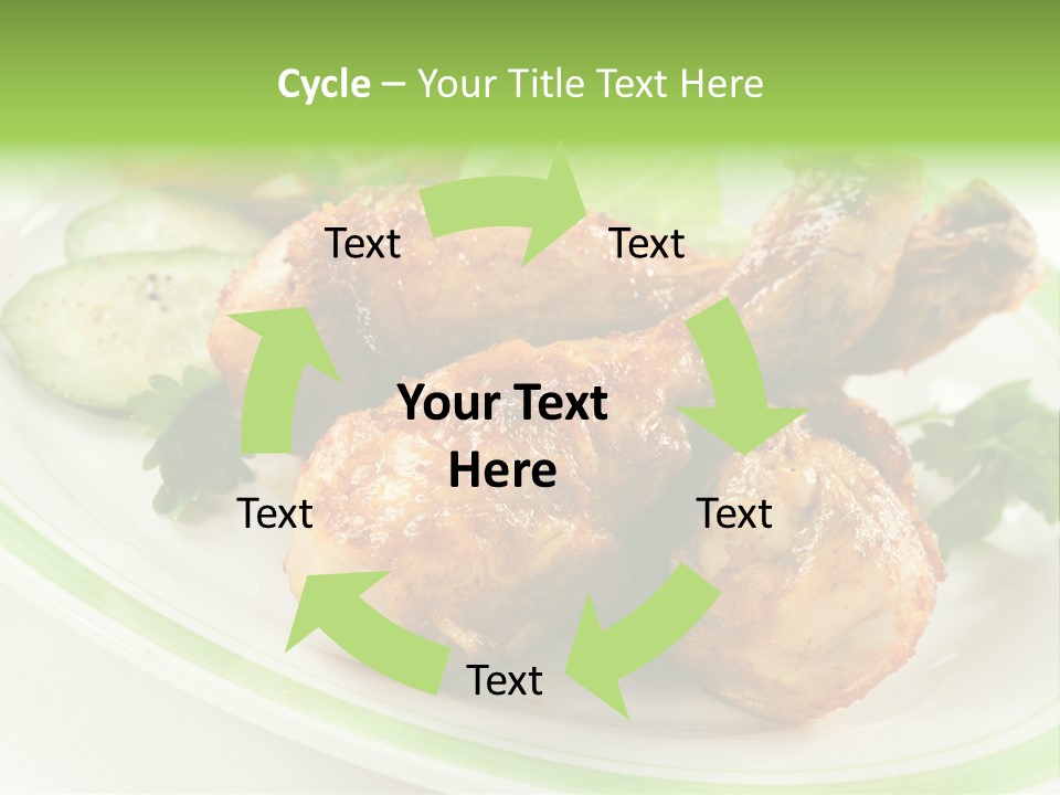 Dish Dining Drumstick PowerPoint Template