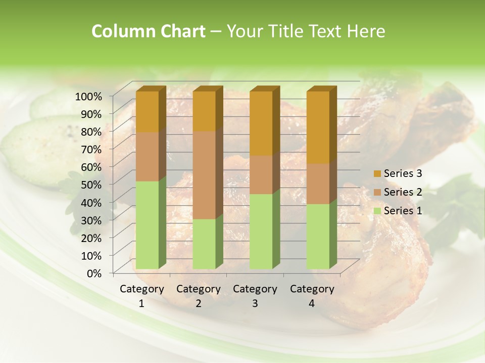 Dish Dining Drumstick PowerPoint Template