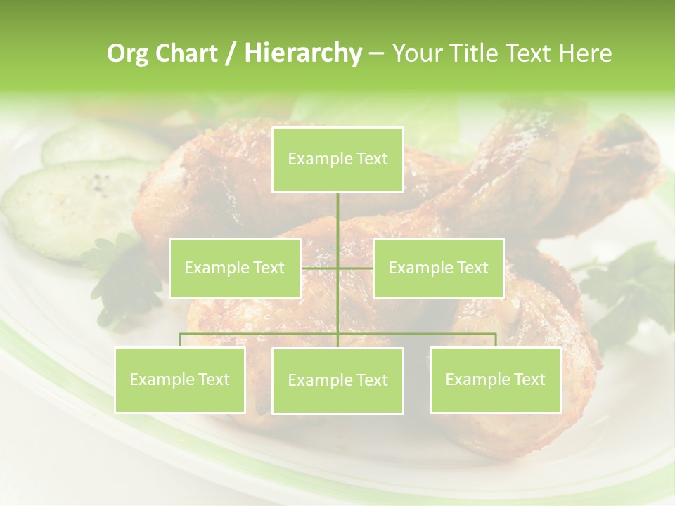 Dish Dining Drumstick PowerPoint Template