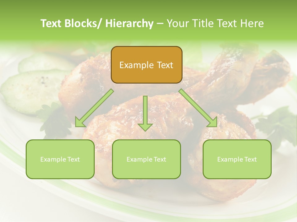 Dish Dining Drumstick PowerPoint Template